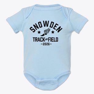 Snowden School Track and Field Baby Onesie