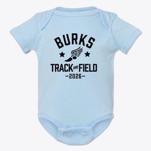 Burks Middle School Track and Field Baby Onesie