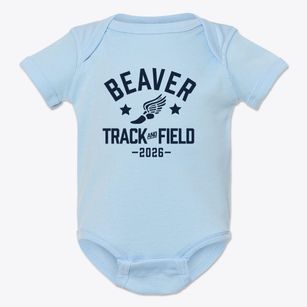 Beaver Technology Center Track and Field Baby Onesie