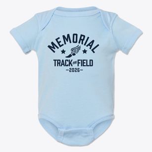 Memorial Middle School Track and Field Baby Onesie