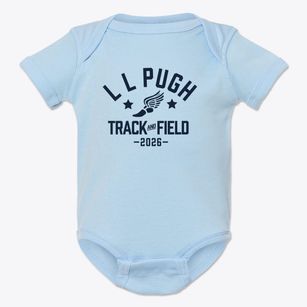 L L Pugh Elementary School Track and Field Baby Onesie