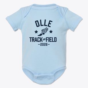 Olle Middle School Track and Field Baby Onesie