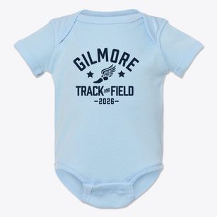 Gilmore Elementary Track and Field Baby Onesie