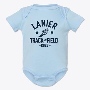 Lanier High School Track and Field Baby Onesie