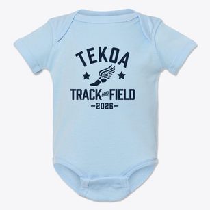 Tekoa Academy Track and Field Baby Onesie