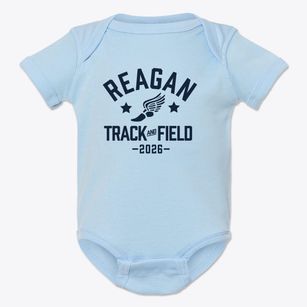 Reagan Magnet School Track and Field Baby Onesie