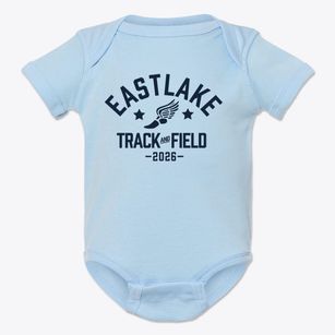 Eastlake Elementary School Track and Field Baby Onesie