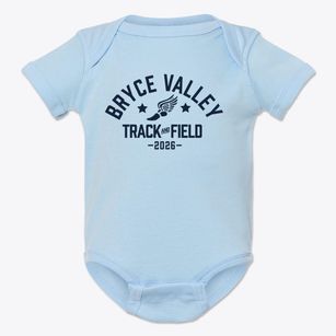 Bryce Valley High School Track and Field Baby Onesie