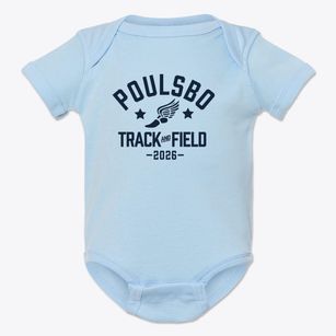 Poulsbo Adventist School Track and Field Baby Onesie