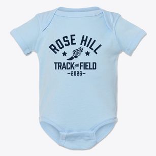 Rose Hill Middle School Track and Field Baby Onesie