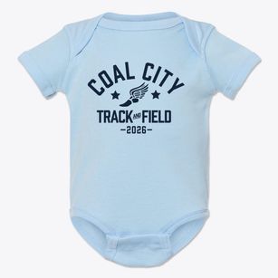 Coal City Elementary School Track and Field Baby Onesie