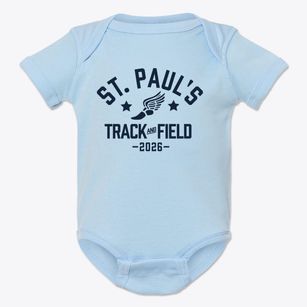 Saint Paul's Lutheran School Track and Field Baby Onesie