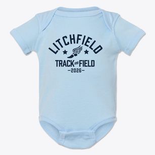 Litchfield High School Track and Field Baby Onesie