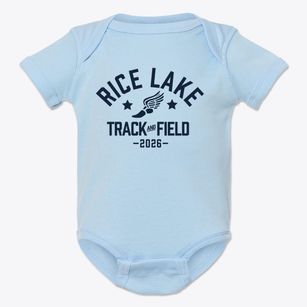 Rice Lake High School Track and Field Baby Onesie