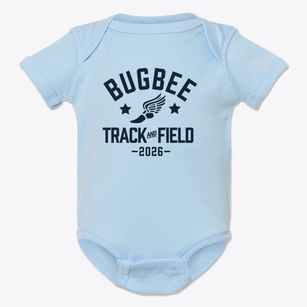 Bugbee Elementary School Track and Field Baby Onesie