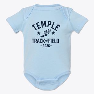 Temple Christian School Track and Field Baby Onesie