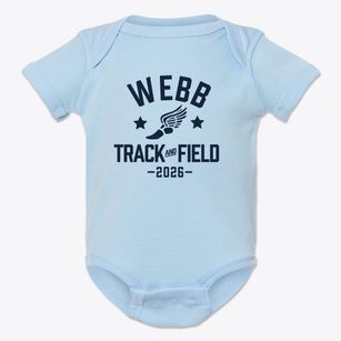 Webb Middle School Track and Field Baby Onesie