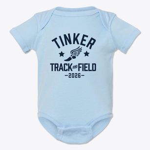 Tinker Elementary School Track and Field Baby Onesie