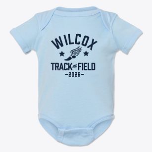Wilcox Academy Track and Field Baby Onesie