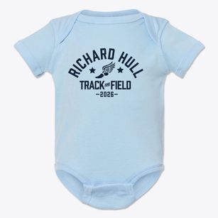 Richard Hull Middle School Track and Field Baby Onesie