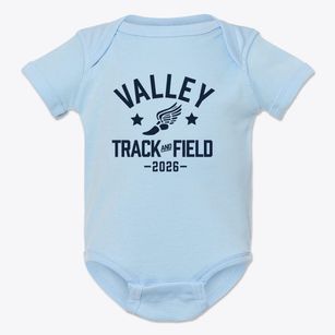Valley Intermediate School Track and Field Baby Onesie
