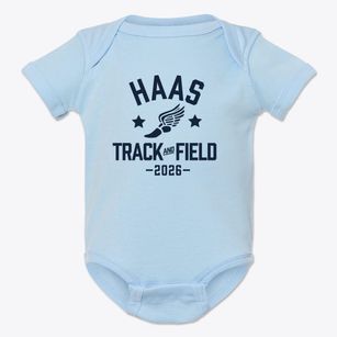 Hawaii Academy Of Arts And Science Track and Field Baby Onesie