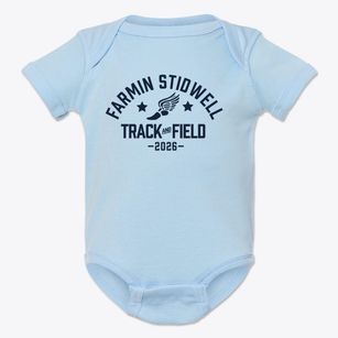 Farmin Stidwell Elementary School Track and Field Baby Onesie