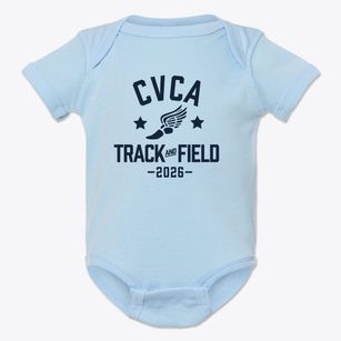 Chicago Vocational Career Academy Track and Field Baby Onesie