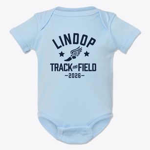 Lindop Elementary School Track and Field Baby Onesie