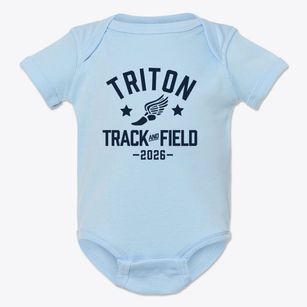 Triton Elementary School Track and Field Baby Onesie