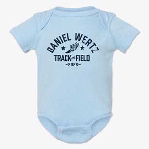 Daniel Wertz Elementary School Track and Field Baby Onesie