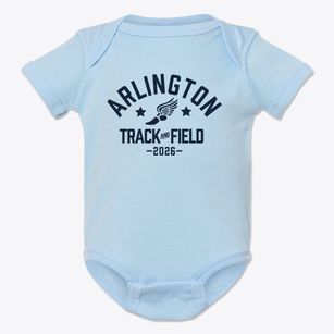 Arlington Elementary School Track and Field Baby Onesie