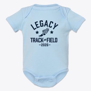 Legacy Christian Track and Field Baby Onesie