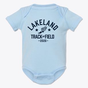 Lakeland Middle School Track and Field Baby Onesie