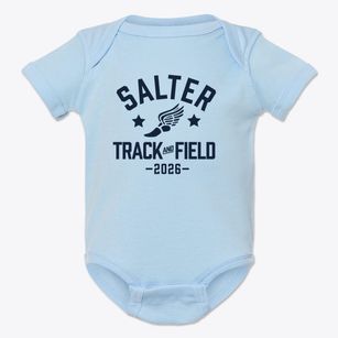 Salter Elementary School Track and Field Baby Onesie
