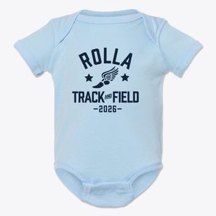 Rolla High School Track and Field Baby Onesie