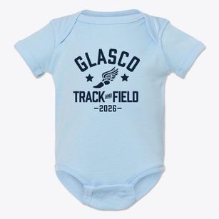 Glasco High School Track and Field Baby Onesie