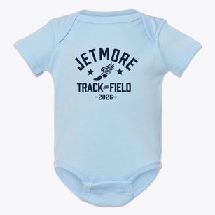 Jetmore Elementary School Track and Field Baby Onesie