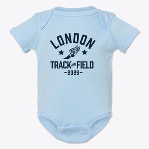 London Elementary School Track and Field Baby Onesie