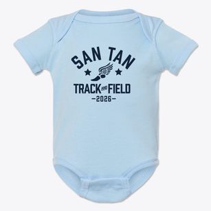 San Tan Elementary School Track and Field Baby Onesie