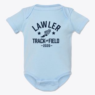 Lawler Elementary School Track and Field Baby Onesie