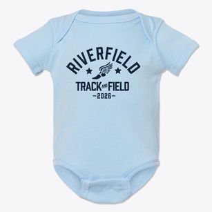Riverfield Academy Track and Field Baby Onesie