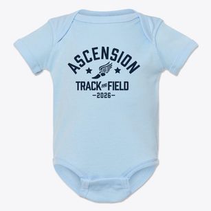 Ascension Catholic High School Track and Field Baby Onesie