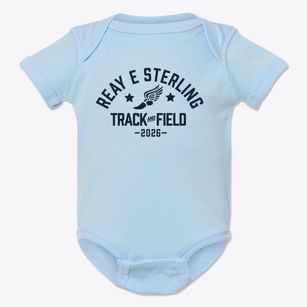 Reay E Sterling Middle School Track and Field Baby Onesie
