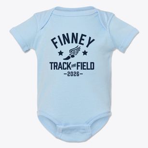 Finney High School Track and Field Baby Onesie