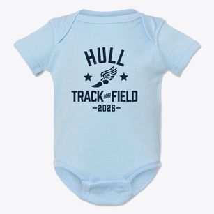 Hull Elementary School Track and Field Baby Onesie