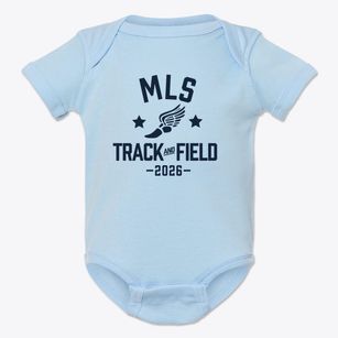 Michigan Lutheran Seminary Track and Field Baby Onesie