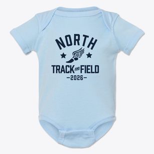 North Intermediate School Track and Field Baby Onesie