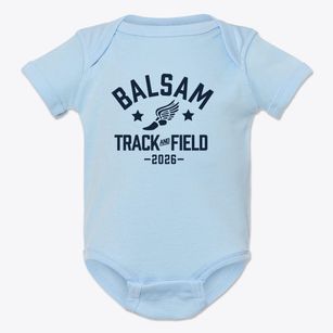 Balsam Elementary School Track and Field Baby Onesie