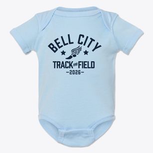 Bell City High School Track and Field Baby Onesie